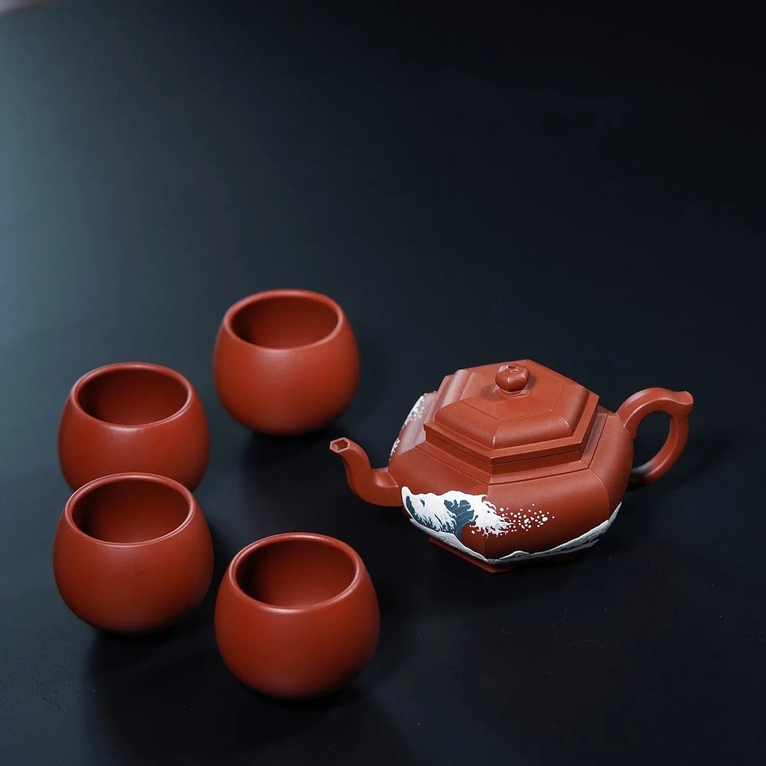 Guan Hai Ting Tao 200cc - Yixing Handmade Teapot 江苏宜兴