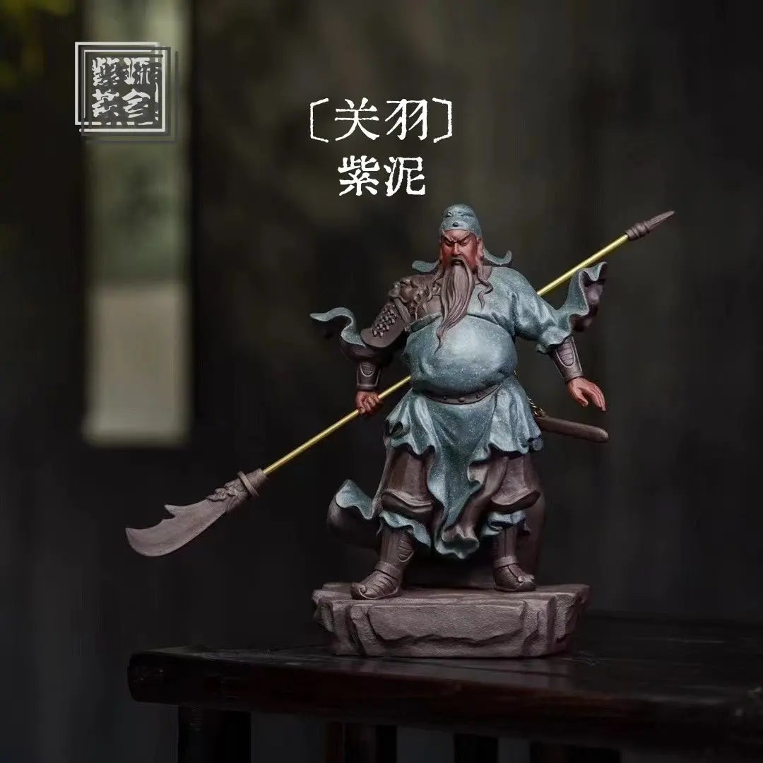 Guan Yu - Zisha Sculpture 江苏宜兴