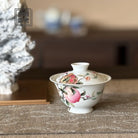 Guo Hua San Duo - Jing De Zhen Porcelain Gaiwan zycschina