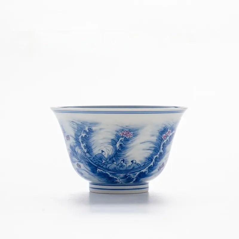 Hai Shang Hua 150cc - Jing De Zhen Porcelain Gaiwan zycschina