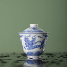 Hai Shui Rui Shou - Jing De Zhen Porcelain Gaiwan zycschina