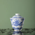 Hai Shui Rui Shou - Jing De Zhen Porcelain Gaiwan zycschina
