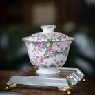 Hai Tang Hua 110cc - Jing De Zhen Porcelain Gaiwan zycschina