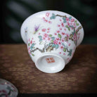 Hai Tang Hua 110cc - Jing De Zhen Porcelain Gaiwan zycschina