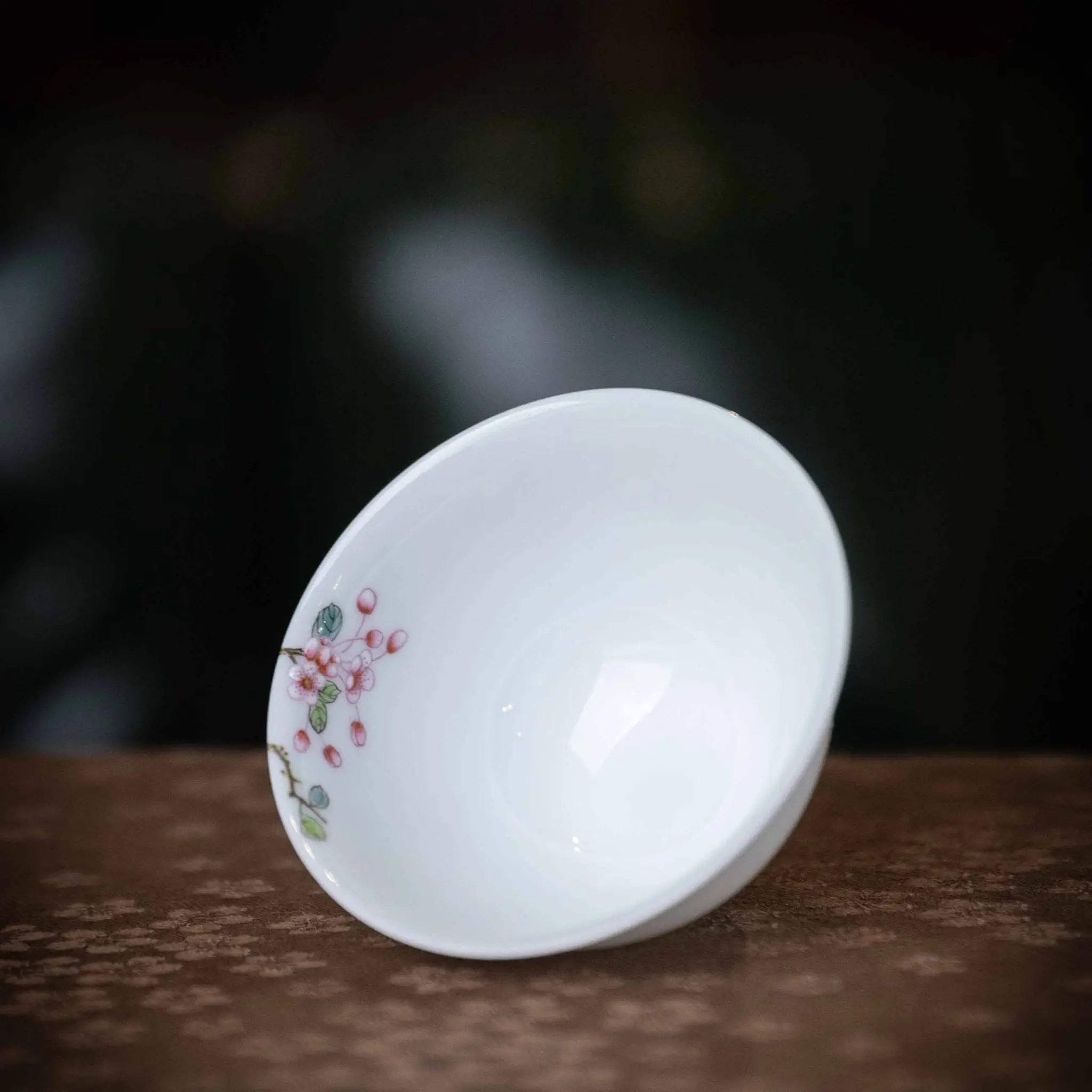 Hai Tang Hua 110cc - Jing De Zhen Porcelain Gaiwan zycschina