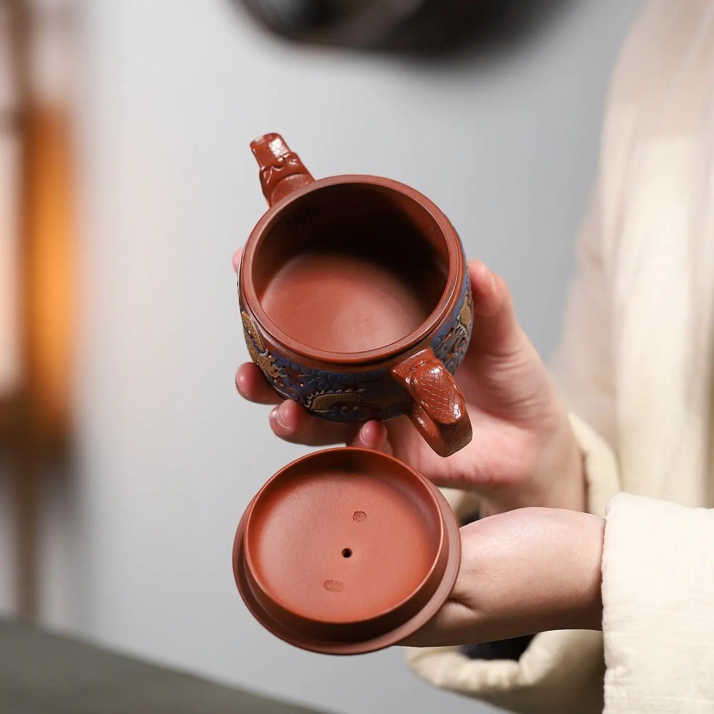 Han Wa 180cc - Yixing Handmade Teapot 江苏宜兴