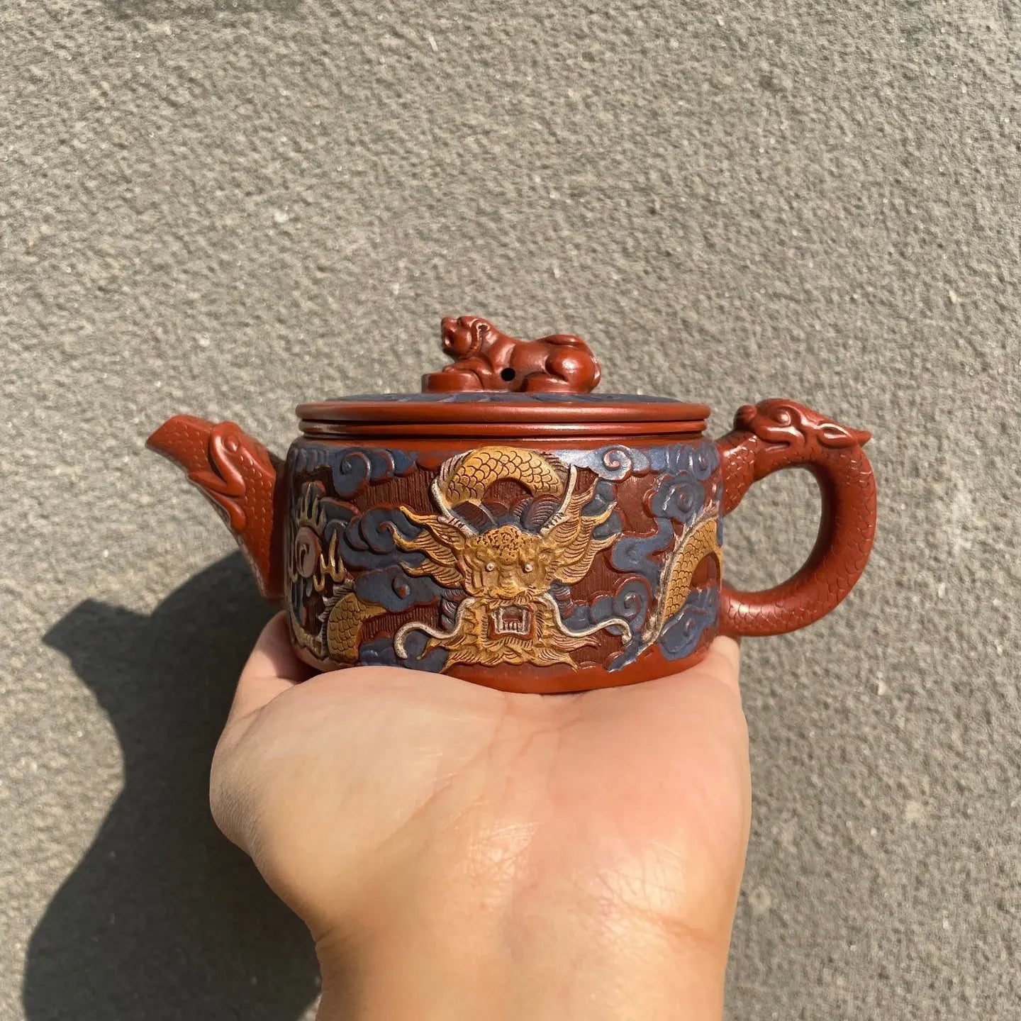 Han Wa 180cc - Yixing Handmade Teapot 江苏宜兴