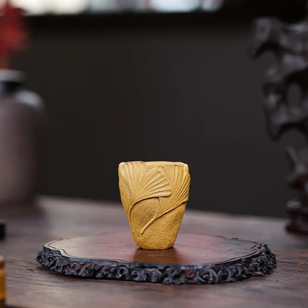 Hao Yun Lian Lian & Feng Ye 70~90cc - Yixing Handmade Teacup 江苏宜兴