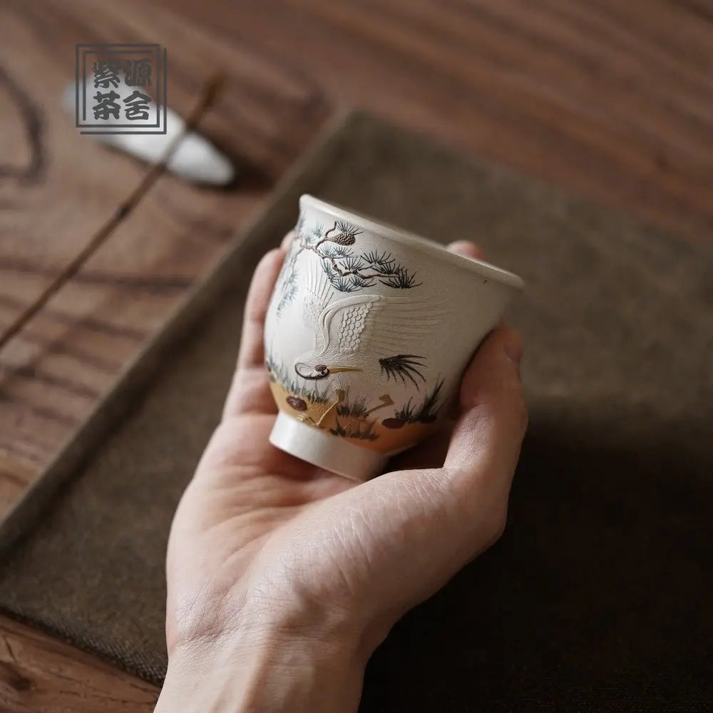 He He You Ming 120cc - Yixing Handmade Teacup 江苏宜兴