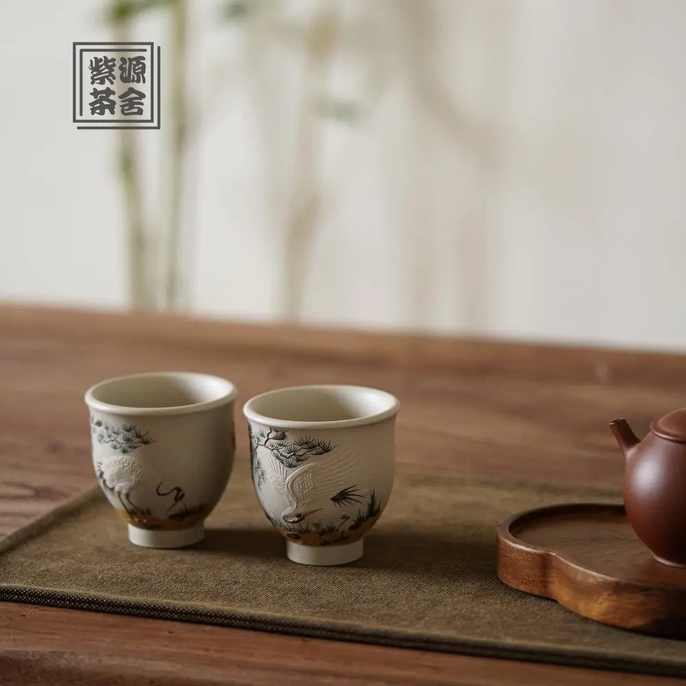 He He You Ming 120cc - Yixing Handmade Teacup 江苏宜兴