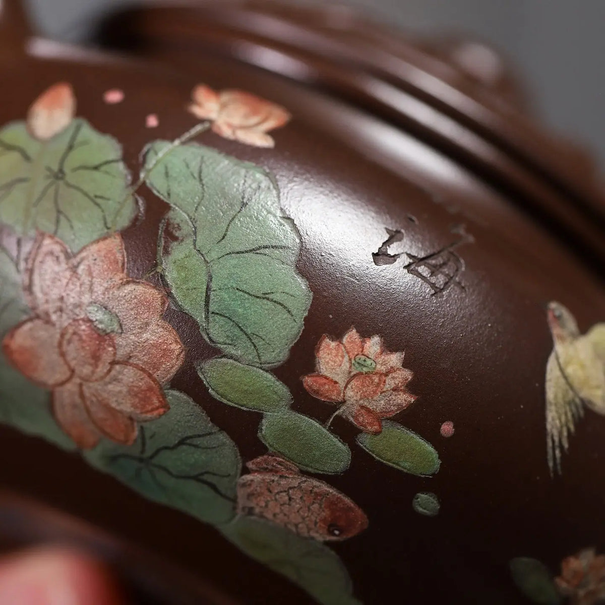 He Hua Fang Gu 220cc - Yixing Handmade Teapot 江苏宜兴