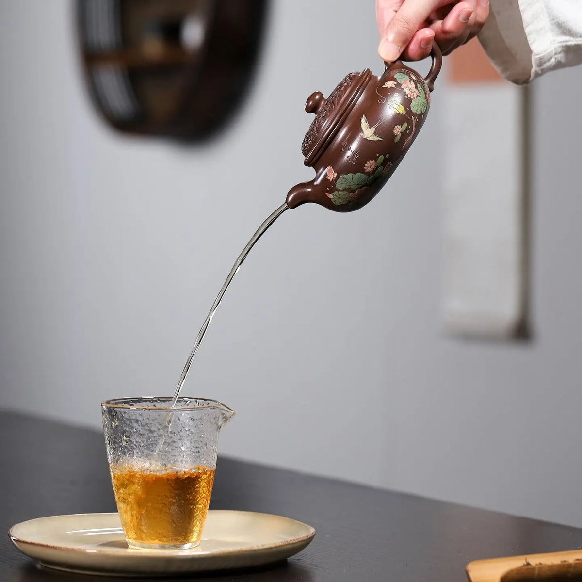 He Hua Fang Gu 220cc - Yixing Handmade Teapot 江苏宜兴