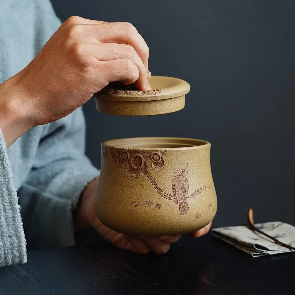 He Lian - Yixing Handmade Zisha Teacan 江苏宜兴