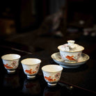He Wei Gui 100cc - Jing De Zhen Porcelain Gaiwan zycschina