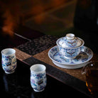 Hu Die 120cc - Jing De Zhen Porcelain Gaiwan 江苏宜兴