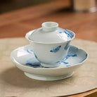 Hu Die Xiu Qiu Hua - Jing De Zhen Porcelain Gaiwan zycschina
