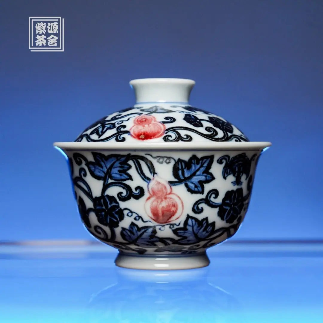 Hu Lu 120cc - Jing De Zhen Porcelain Gaiwan zycschina
