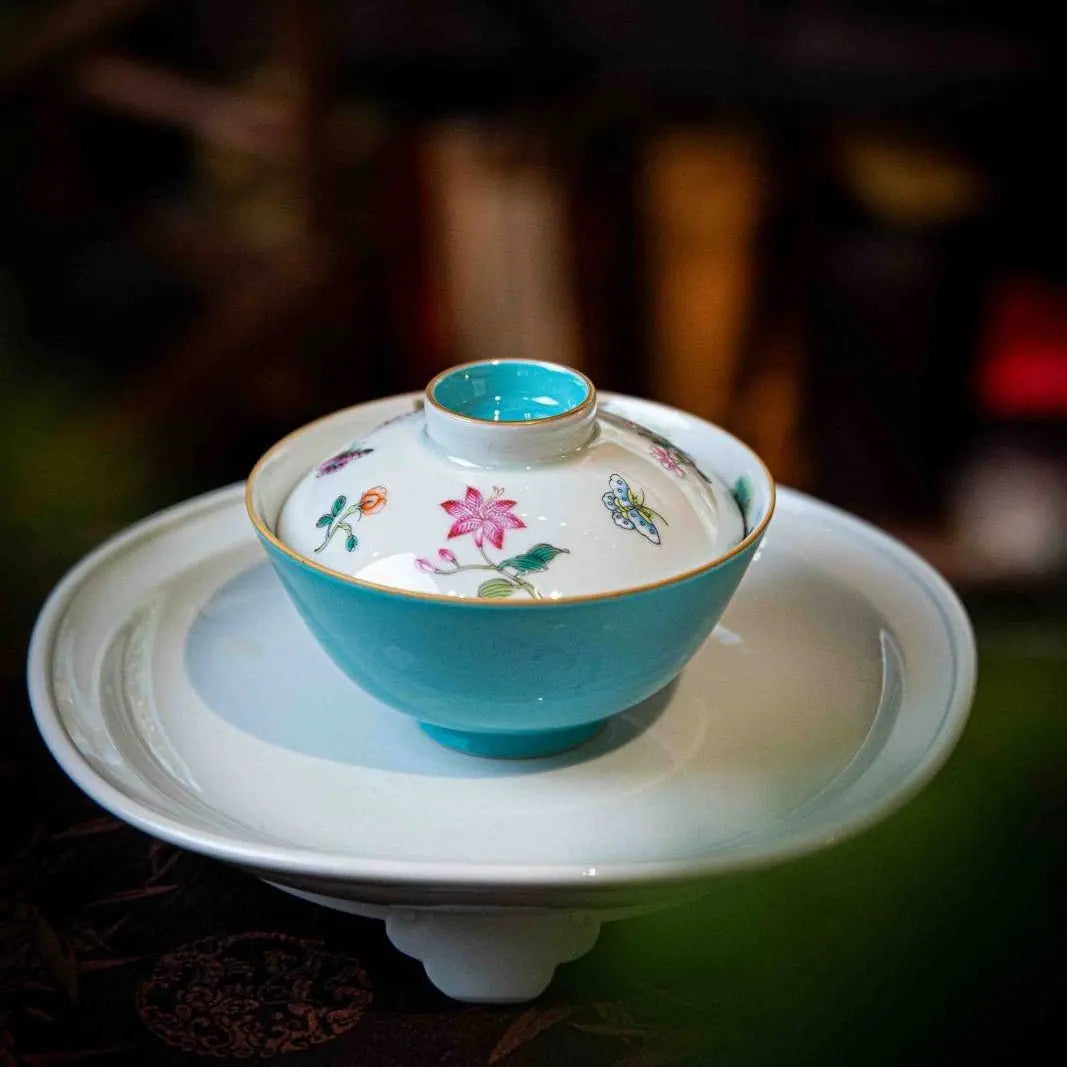 Hua Hui 100cc - Jing De Zhen Porcelain Gaiwan zycschina