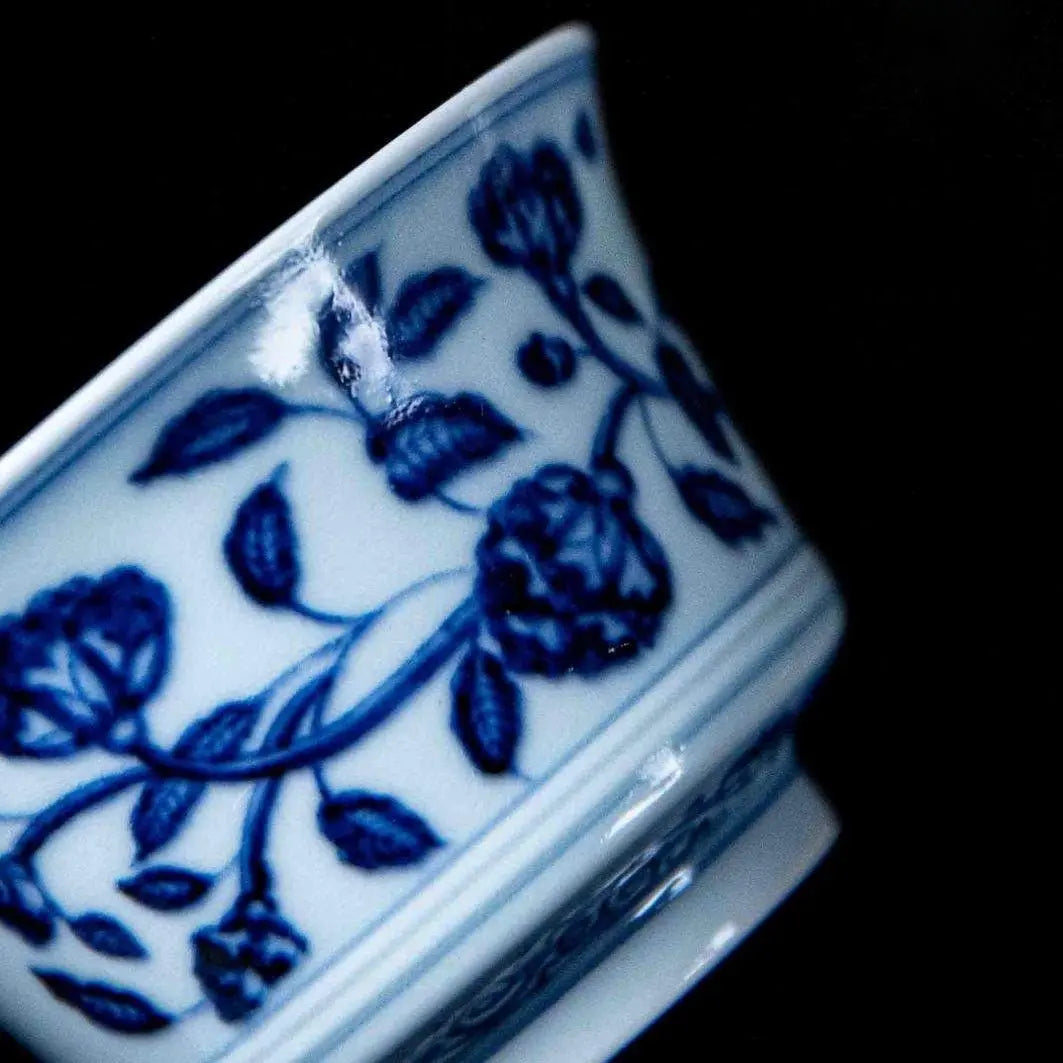 Hua Hui 100cc - Jing De Zhen Porcelain Gaiwan zycschina
