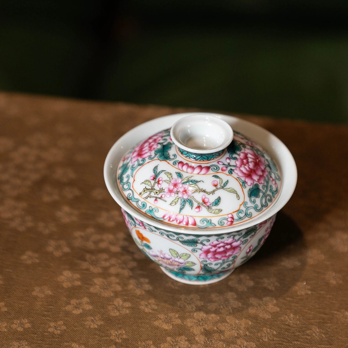 Hua Hui 90cc - Jing De Zhen Porcelain Gaiwan zycschina