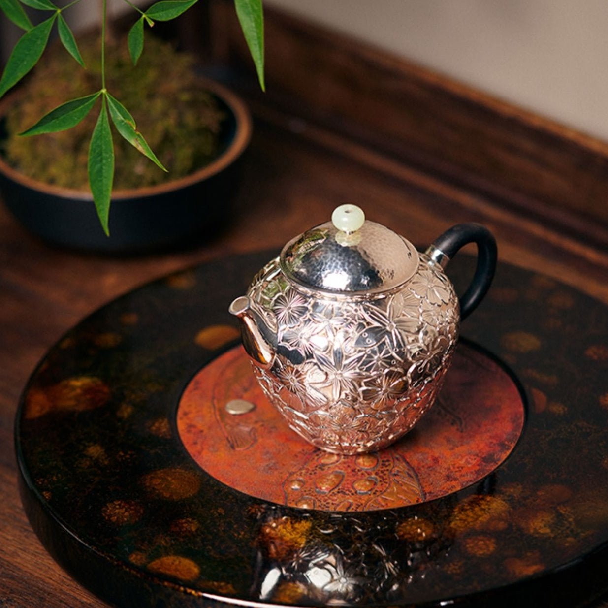 Hua Man 250cc - Handmade silver pot zycschina