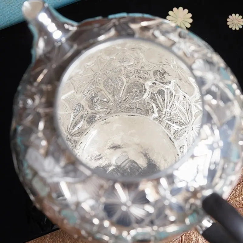 Hua Man 250cc - Handmade silver pot zycschina