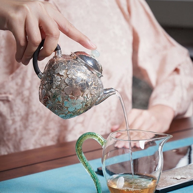 Hua Man 250cc - Handmade silver pot zycschina
