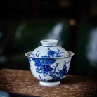 Hua Niao 120cc - Jing De Zhen Porcelain Gaiwan zycschina