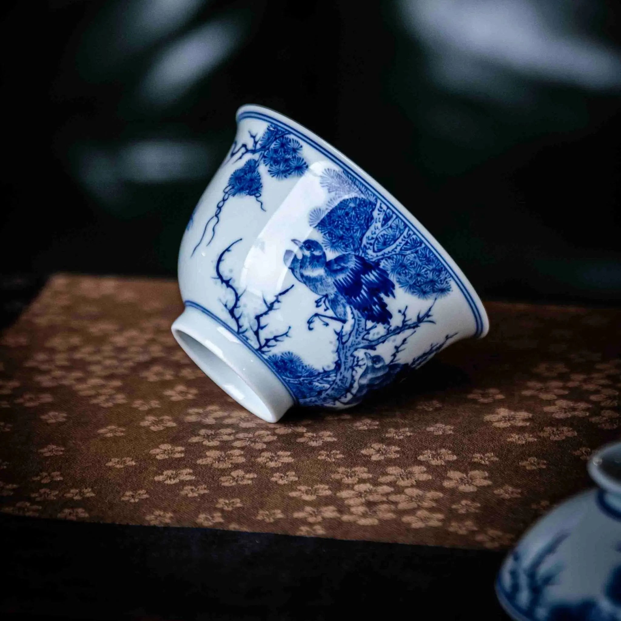 Hua Niao 120cc - Jing De Zhen Porcelain Gaiwan zycschina