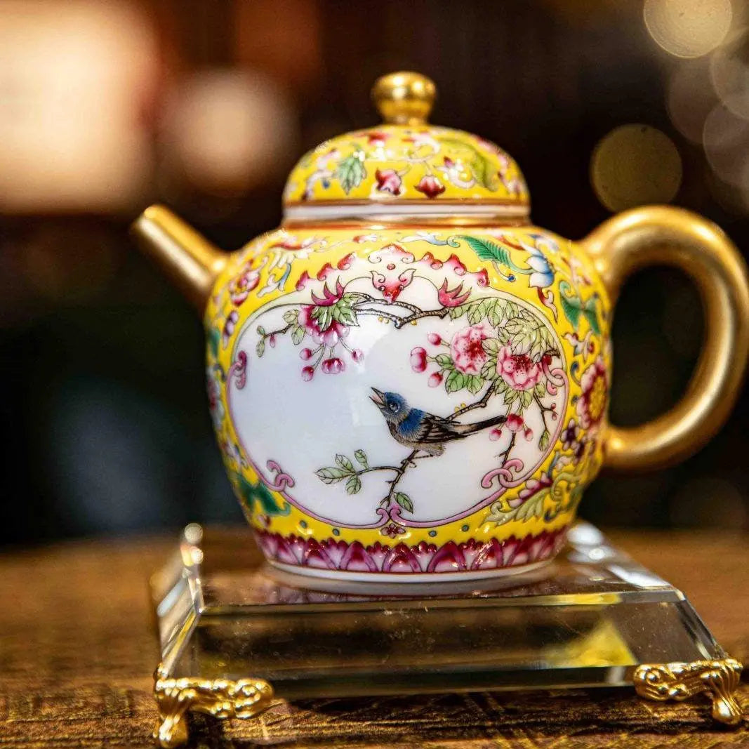 Hua Niao 180cc - Jing De Zhen Porcelain Teapot zycschina
