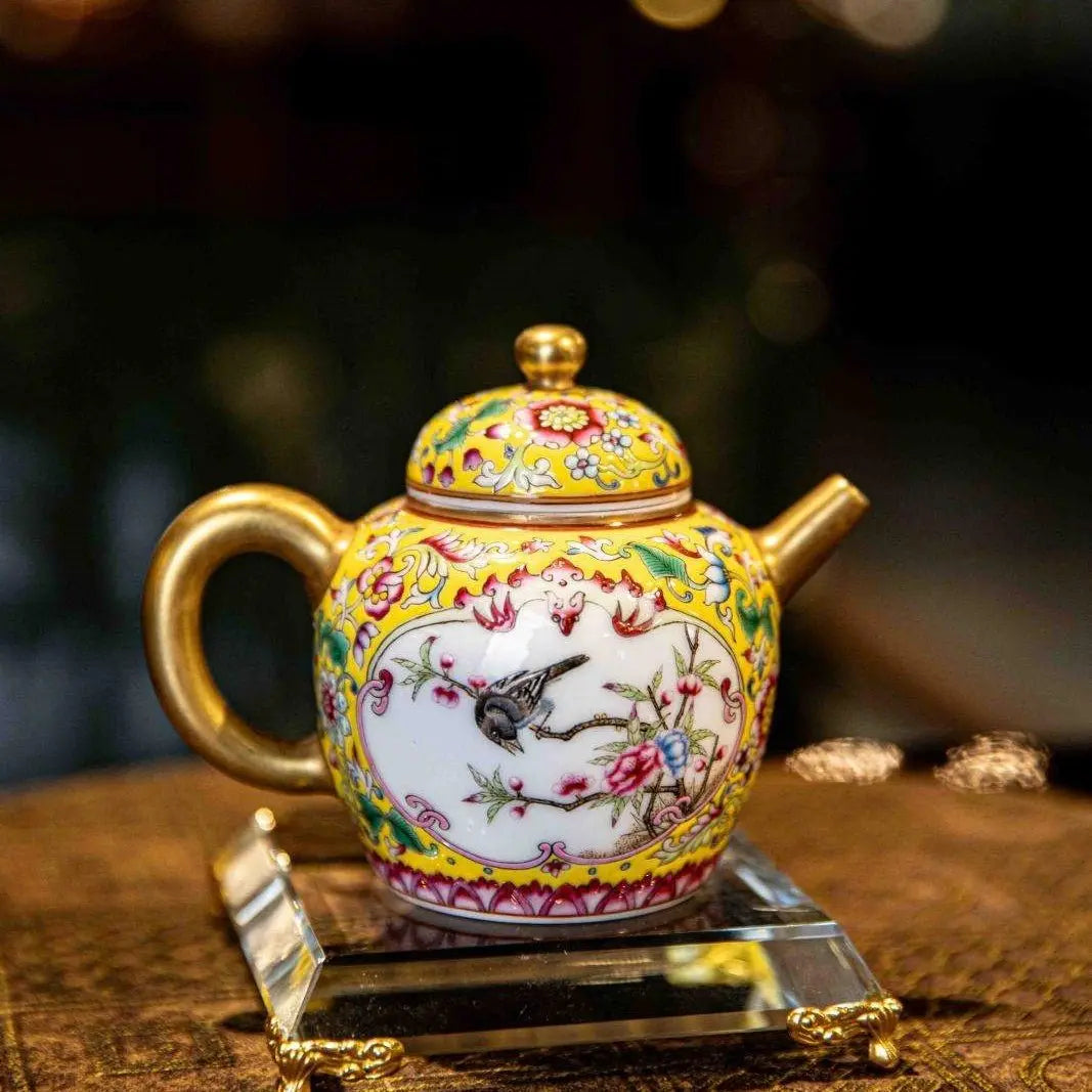 Hua Niao 180cc - Jing De Zhen Porcelain Teapot zycschina