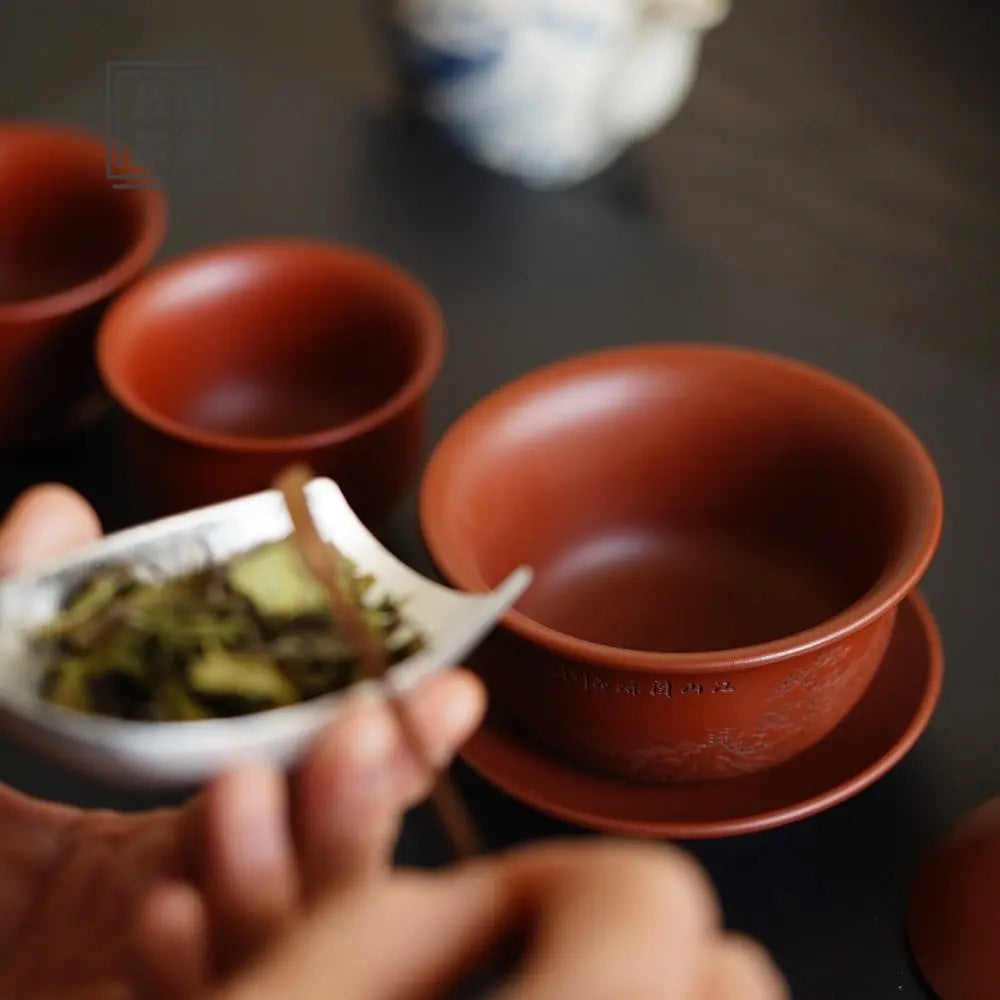 Jiang Shan Ru Hua 200cc - Yixing Handmade Gaiwan 江苏宜兴