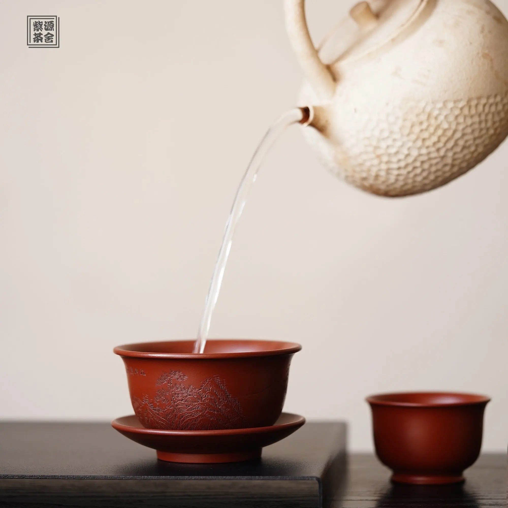 Jiang Shan Ru Hua 200cc - Yixing Handmade Gaiwan 江苏宜兴