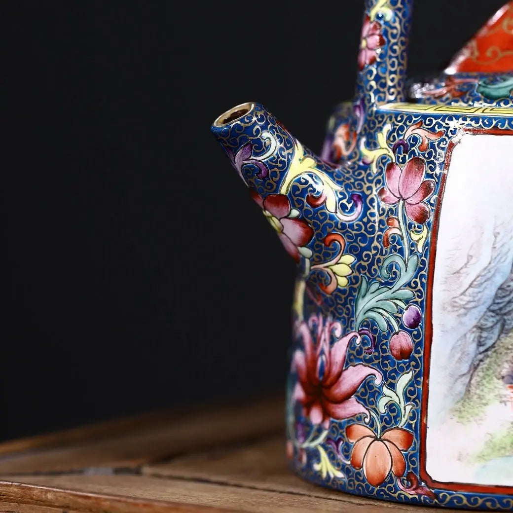 Jiang Tian Yi Se 380cc - Yixing Handmade Teapot 江苏宜兴