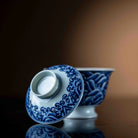 Jiang Ya Hai Shui 75cc - Jing De Zhen Porcelain Gaiwan zycschina