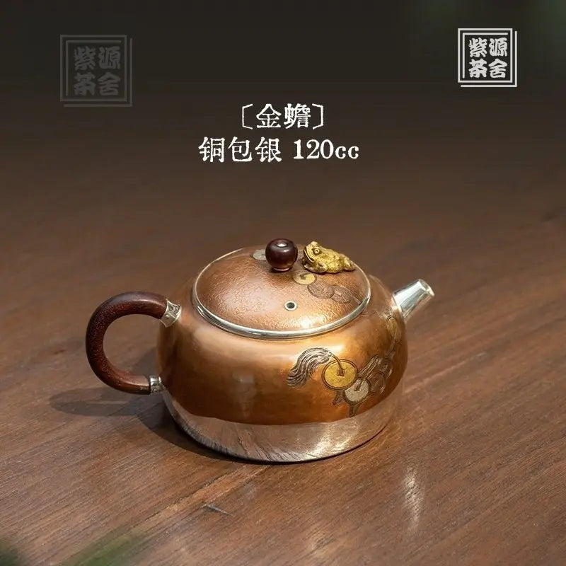 Jin Chan 120cc - Handmade silver pot zycschina