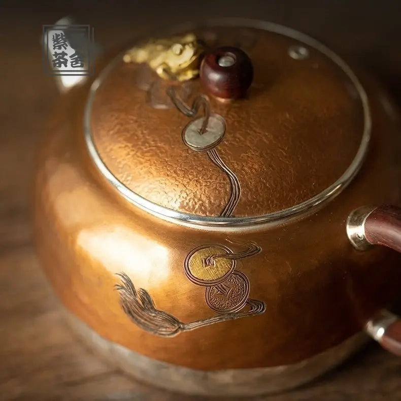 Jin Chan 120cc - Handmade silver pot zycschina