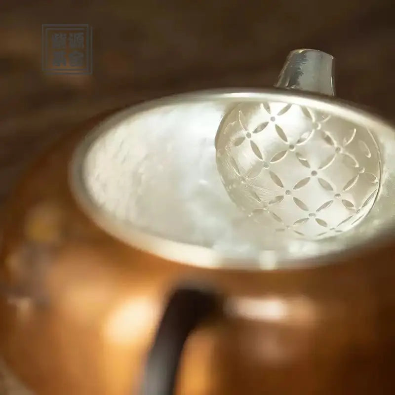 Jin Chan 120cc - Handmade silver pot zycschina