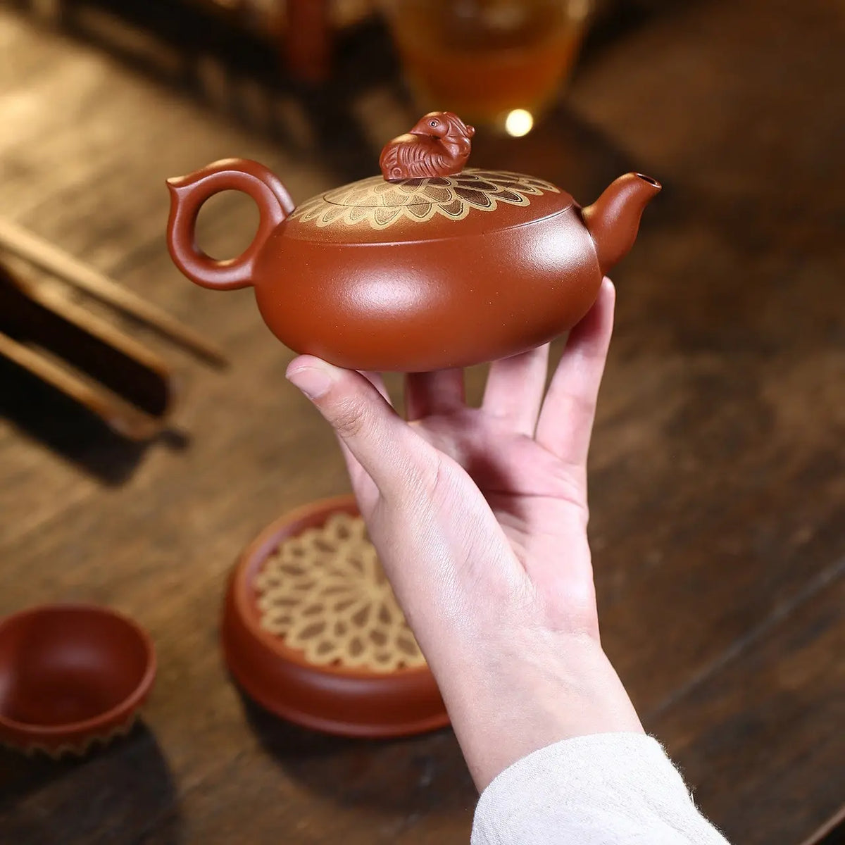Jin Kong Qie 280cc Set - Yixing Handmade Teapot 江苏宜兴