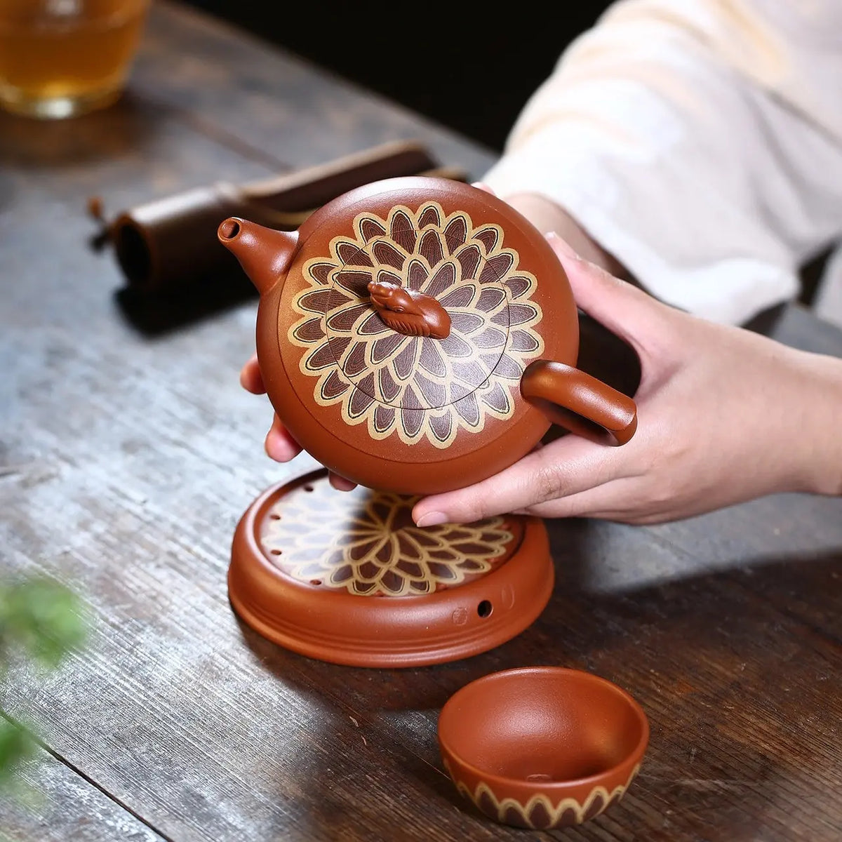 Jin Kong Qie 280cc Set - Yixing Handmade Teapot 江苏宜兴