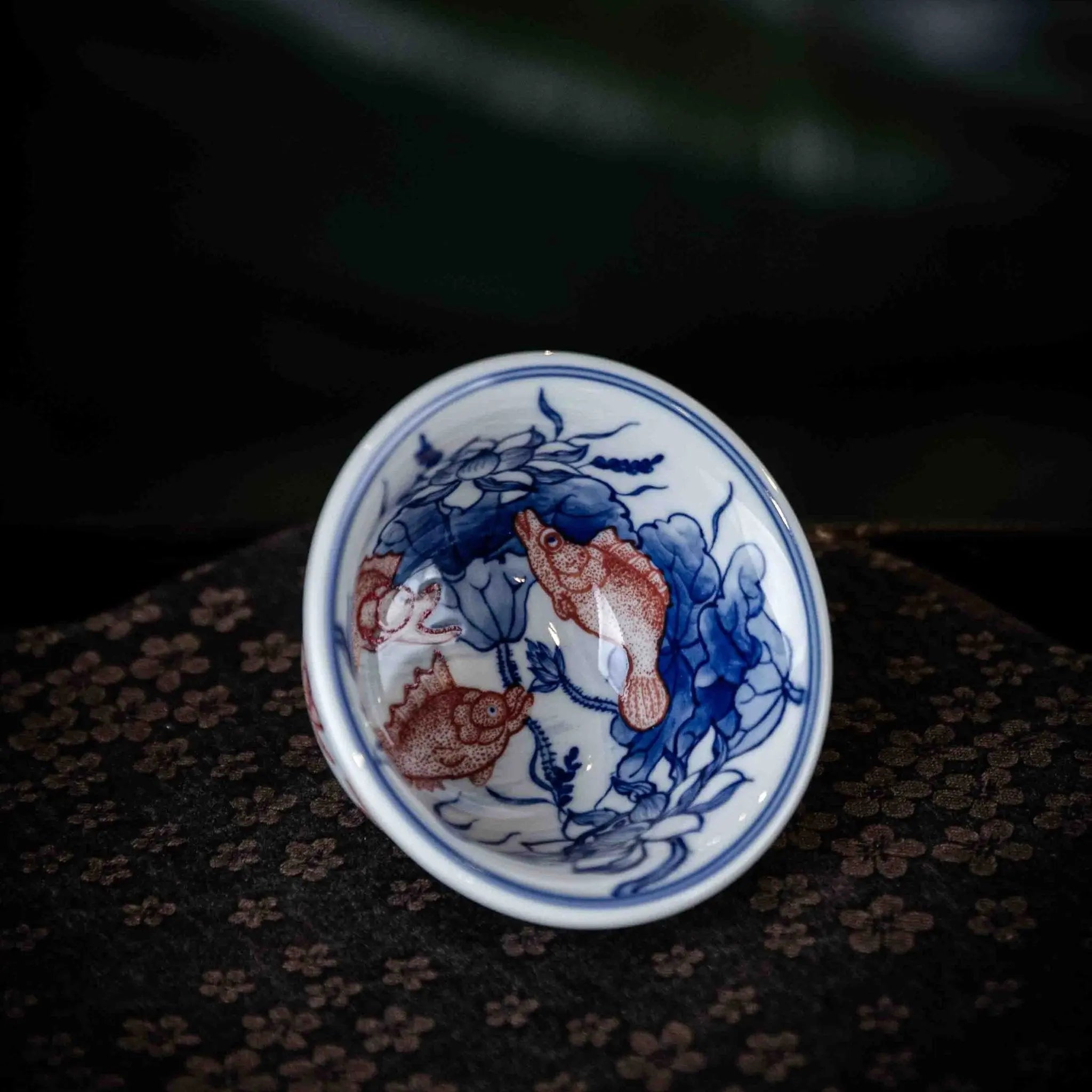 Jin Li Xi Lian 100cc - Jing De Zhen Porcelain Teacup zycschina