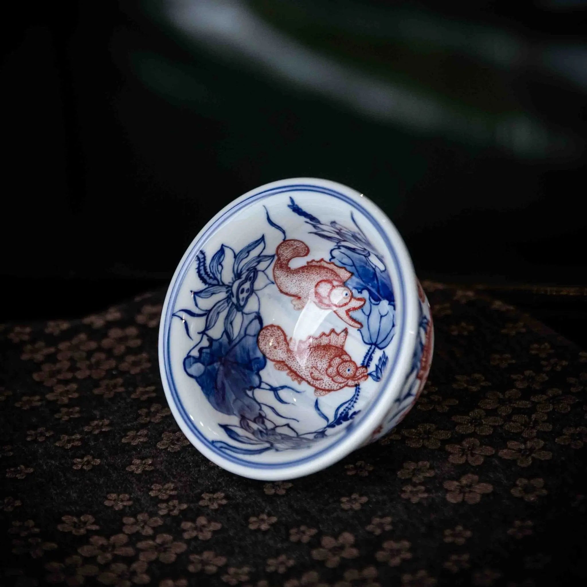 Jin Li Xi Lian 100cc - Jing De Zhen Porcelain Teacup zycschina