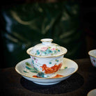 Jin Shang Tian Hua 130cc - Jing De Zhen Porcelain Gaiwan zycschina