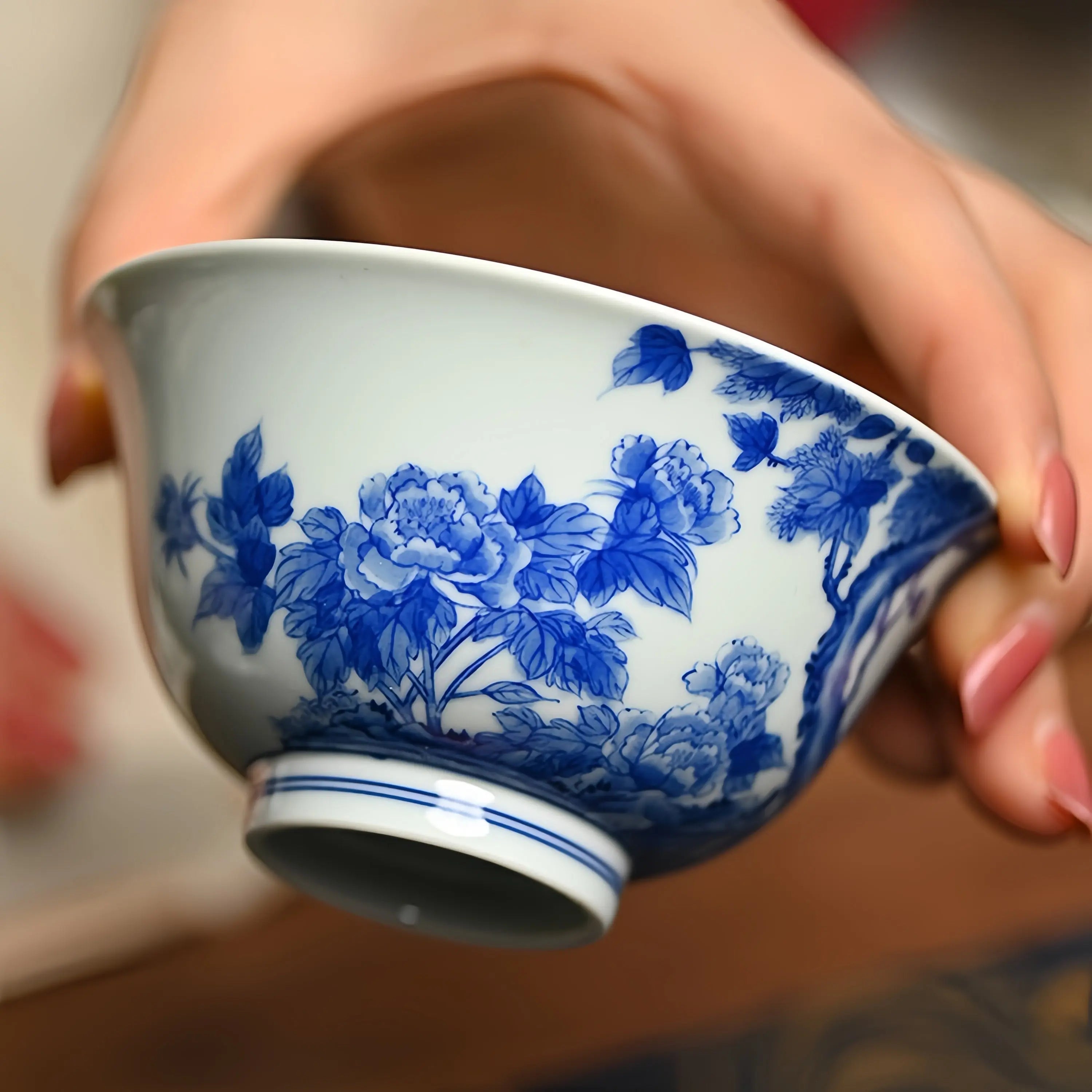 Jin Shang Tian Hua 140cc - Jing De Zhen Porcelain Gaiwan zycschina