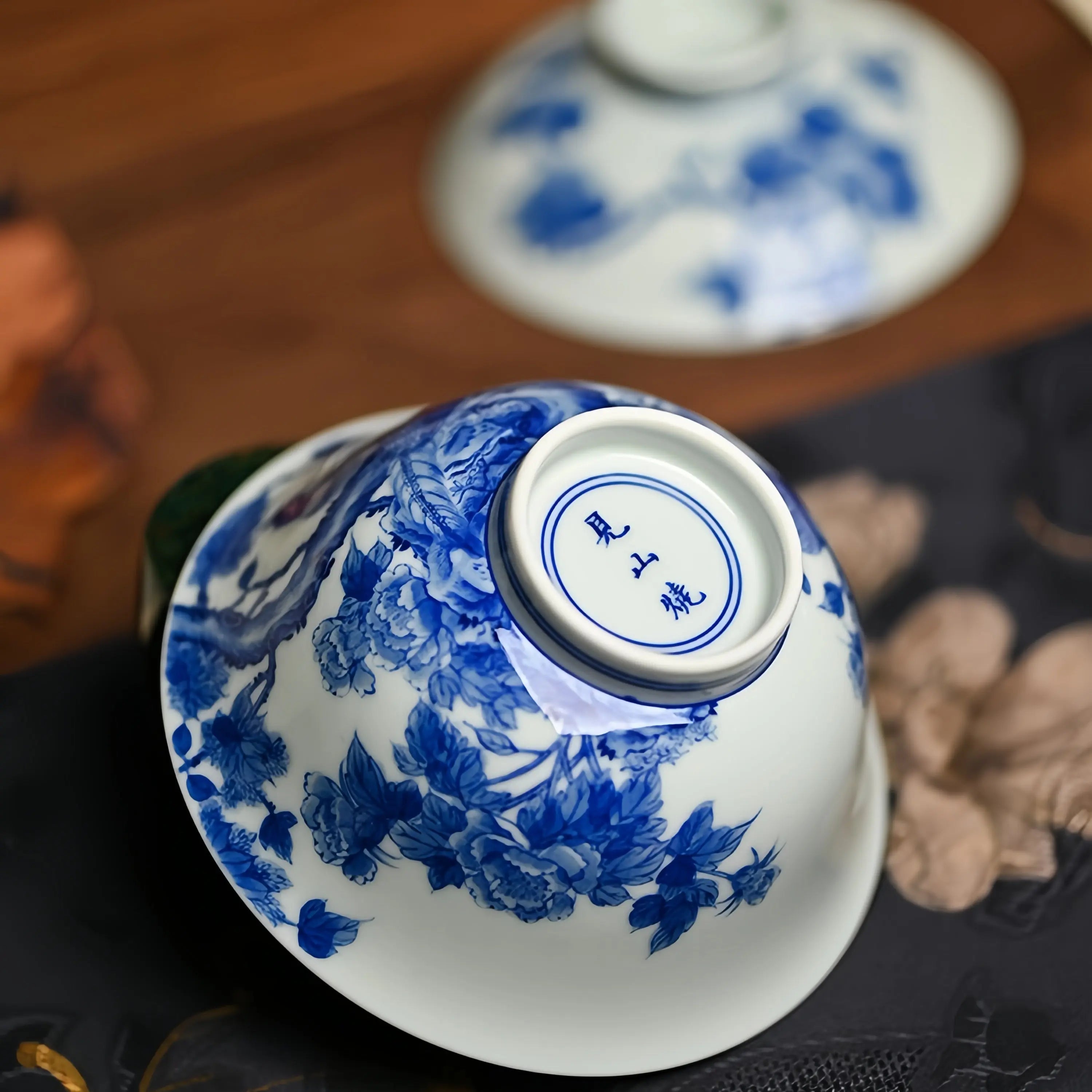 Jin Shang Tian Hua 140cc - Jing De Zhen Porcelain Gaiwan zycschina