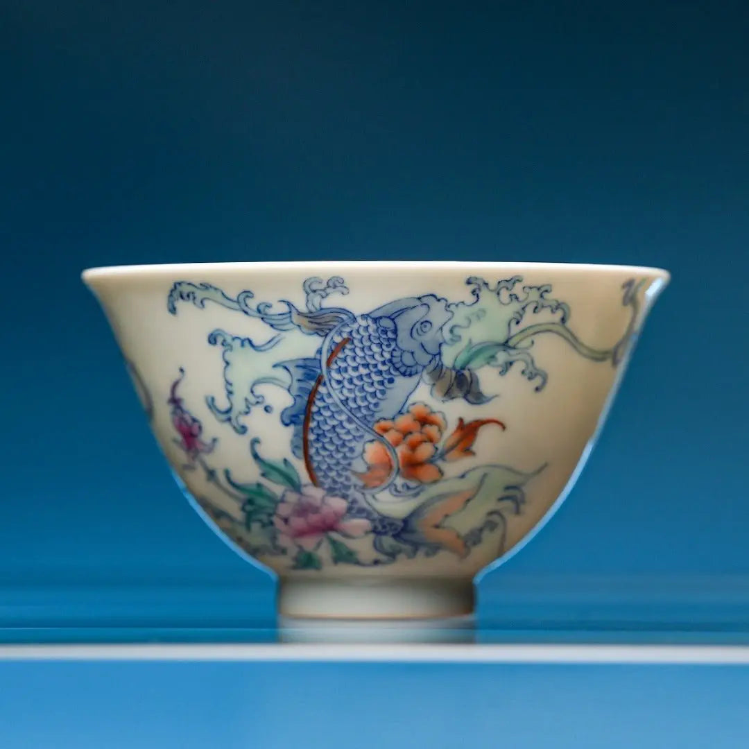 Jin Shang Tian Hua 165cc - Jing De Zhen Porcelain Gaiwan zycschina