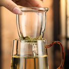 Jin Song Bei 420cc - Glass Tea Mug zycschina