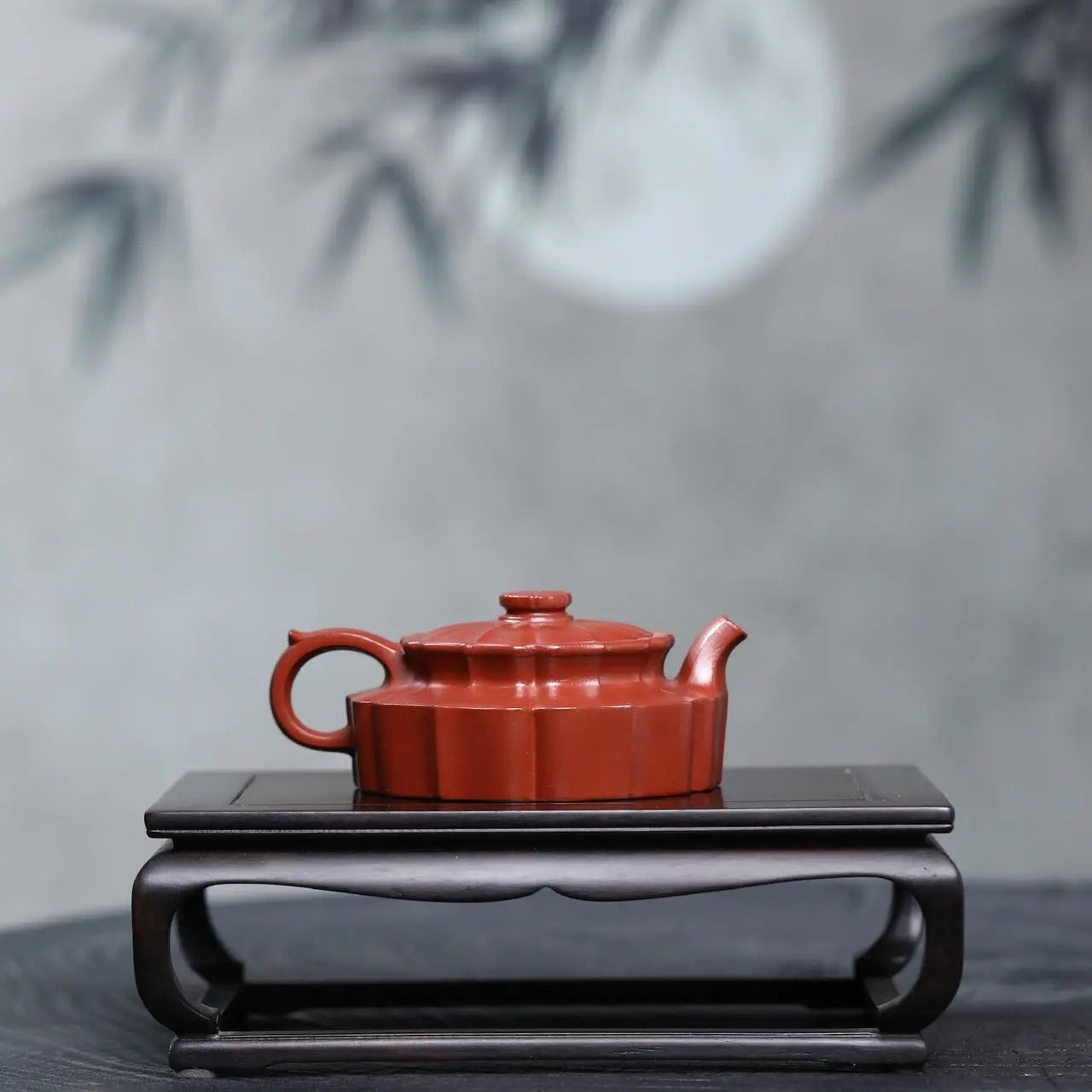 Jin Wen Hua Ting 120cc - Yixing Handmade Teapot 江苏宜兴