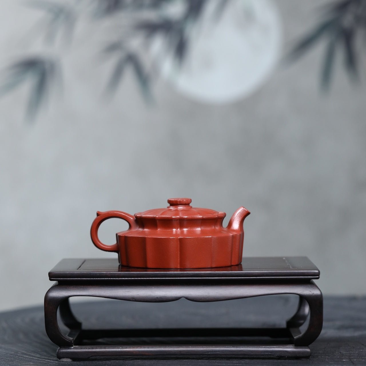 Jin Wen Hua Ting 120cc - Yixing Handmade Teapot 江苏宜兴