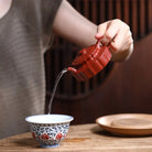 Jin Wen Hua Ting 120cc - Yixing Handmade Teapot 江苏宜兴